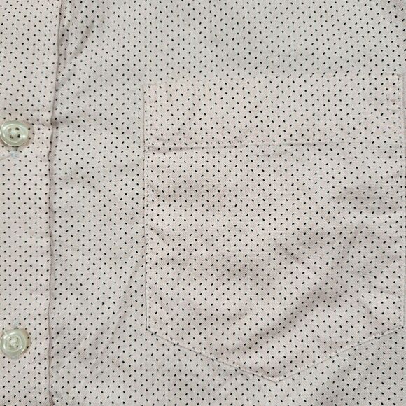 Banana Republic Mens‎ Medium Pink Untucked Fit Oxford Long Sleeve Shirt - Picture 5 of 11